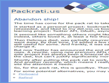 Tablet Screenshot of packrati.us